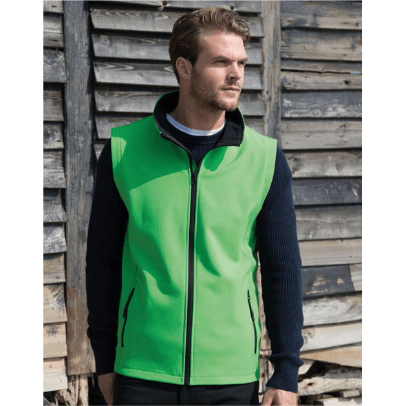 Result | Softshell men's warm vest